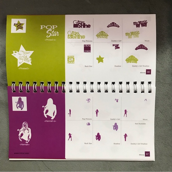 Cricut Disney Hannah Montana shape and font - Picture 10 of 16